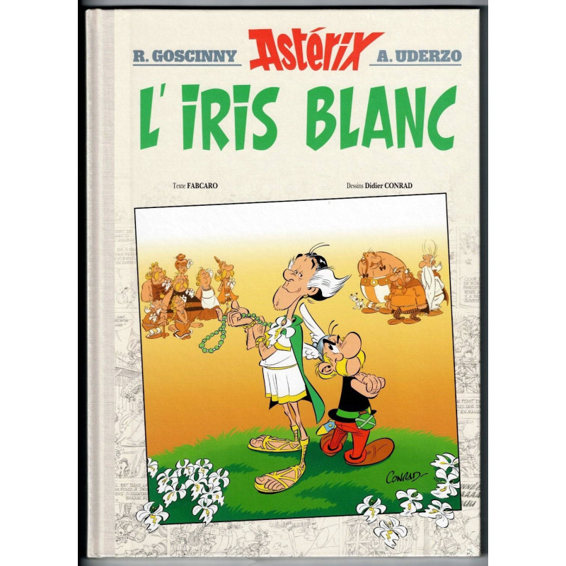 Astérix T40 : L'iris blanc (0), bd chez Albert René de Fabcaro, Conrad,  Mébarki