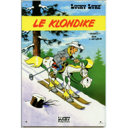 Plaque métal - Lucky Luke -...
