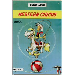 Plaque métal - Lucky Luke -...
