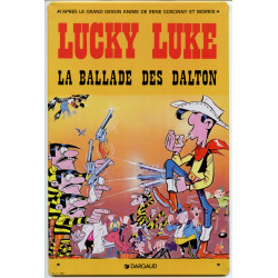 Plaque métal - Lucky Luke -...